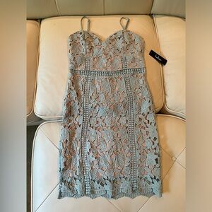 Lulu’s Lace Sleeveless Mini Dress